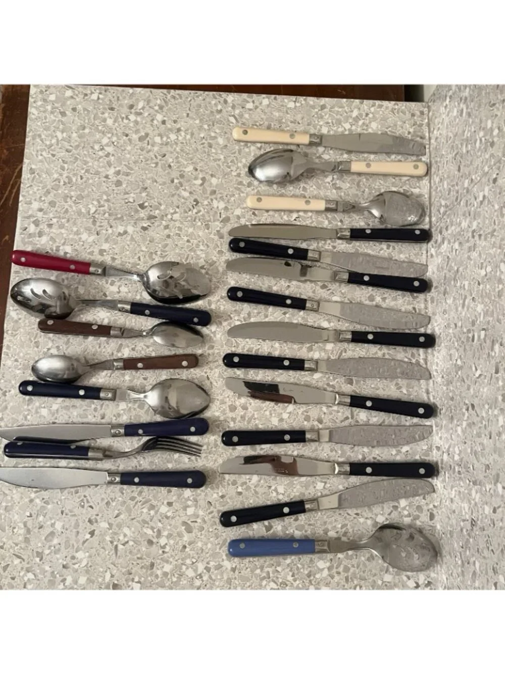 WF Washington Forge & Other Brands Stainless Riveted Flatware Mixed Lot 38 pc
